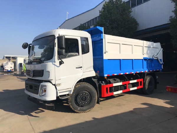 國六東風153壓縮對接翼展自卸垃圾車